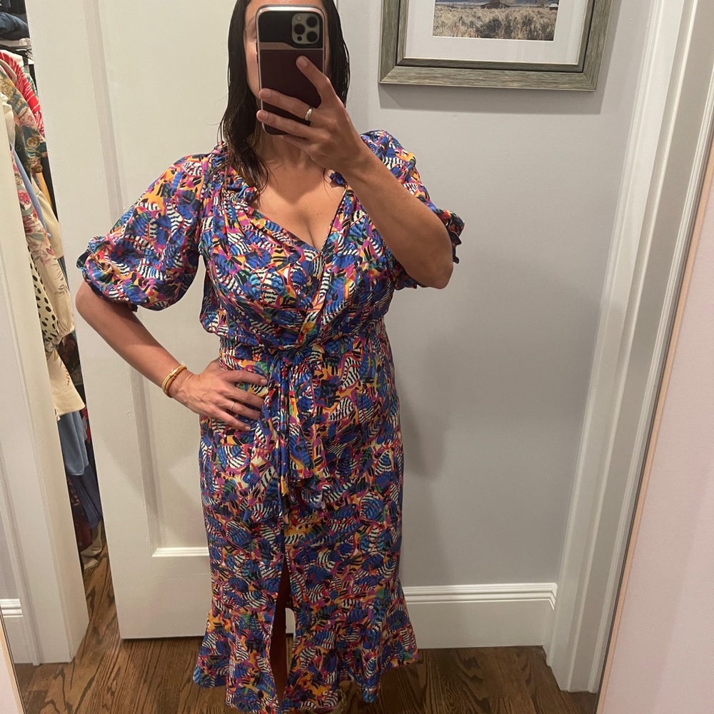 Saloni Dress Multi Color